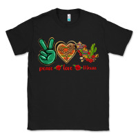 Black Peace Love Mexico Classic Tee - texasbilliewilder