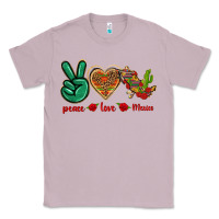 Lilac Peace Love Mexico Classic Tee - texasbilliewilder