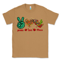 Toasted Coconut Peace Love Mexico Classic Tee - texasbilliewilder