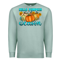 Seafoam hello pumpkin season Premium Sweatshirt - Artiststas