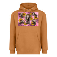 Baby Elephant Sunflowers Kid's Bottle Heavyweight Hoodie | Teevron