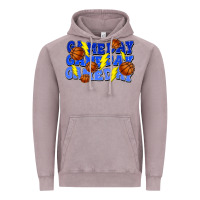 Vintage Zinc Game day game day game day lightning bolt Vintage Hoodie - HowdyJamesFarm
