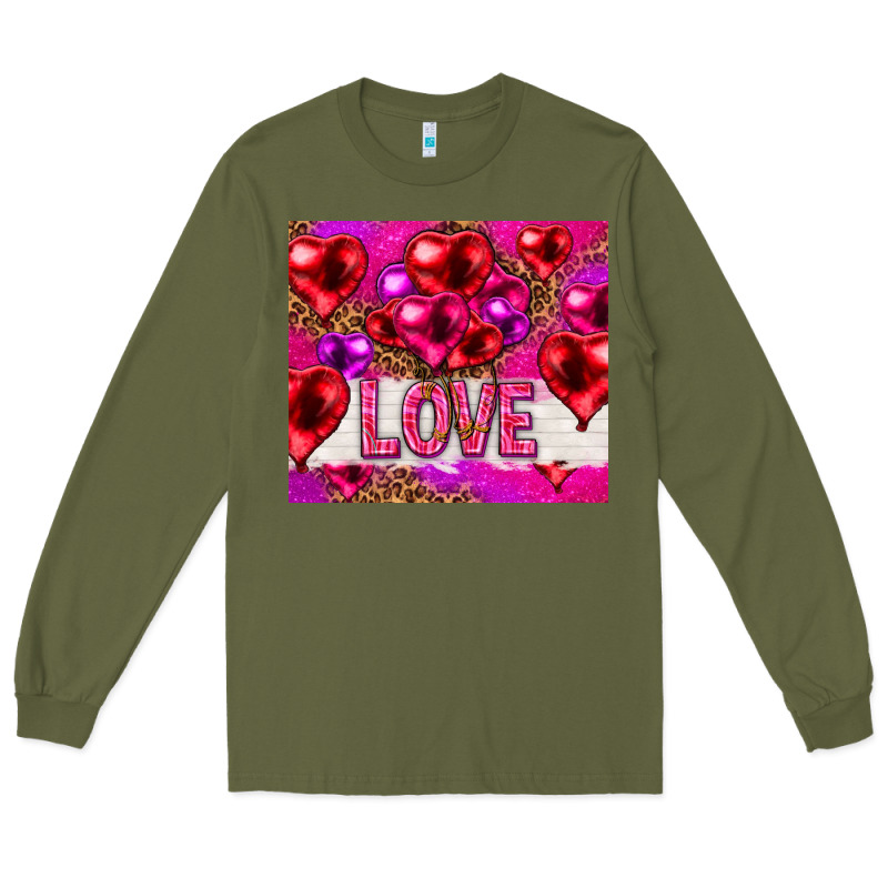 Love Heart Shaped Balloons Tumbler Hjf Long Sleeve Tee by HowdyJamesFarm | Teevron