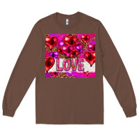 Chestnut love heart shaped balloons tumbler hjf Long Sleeve Tee - HowdyJamesFarm