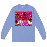 Colony Blue love heart shaped balloons tumbler hjf Long Sleeve Tee - HowdyJamesFarm