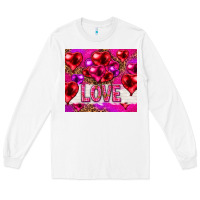 White love heart shaped balloons tumbler hjf Long Sleeve Tee - HowdyJamesFarm