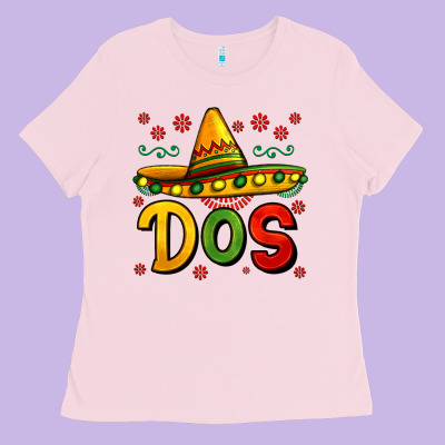 Dos My Second Mexican Birthday Ladies Tee Designed By Jasminsmagicworld
