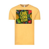 Vintage Mustard live love aloha Vintage Tee - TumblerDesignByShophia