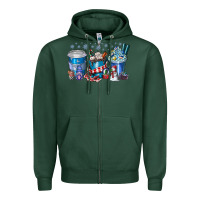 Christmas Coffee Zipper Hoodie | Teevron