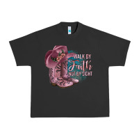 Pigment Black Walk By Faith Not By Sight Urban Heavy Tee - JahusDesignShop