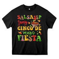 Black salsasip sway cinco de mayo fiesta Heavy Core Tee - LillyAllenDesigns