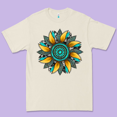 Sunflower Gemstone Leopard Premium Tee Designed By Artiststas