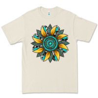 Bone sunflower gemstone leopard Premium Tee - Artiststas
