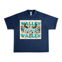Navy wallen with bull skull Urban Heavy Tee - TumblerDesignByShophia