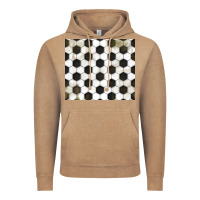 Vintage Coffee distressed soccer pattern Vintage Hoodie - TumblerDesignByShophia
