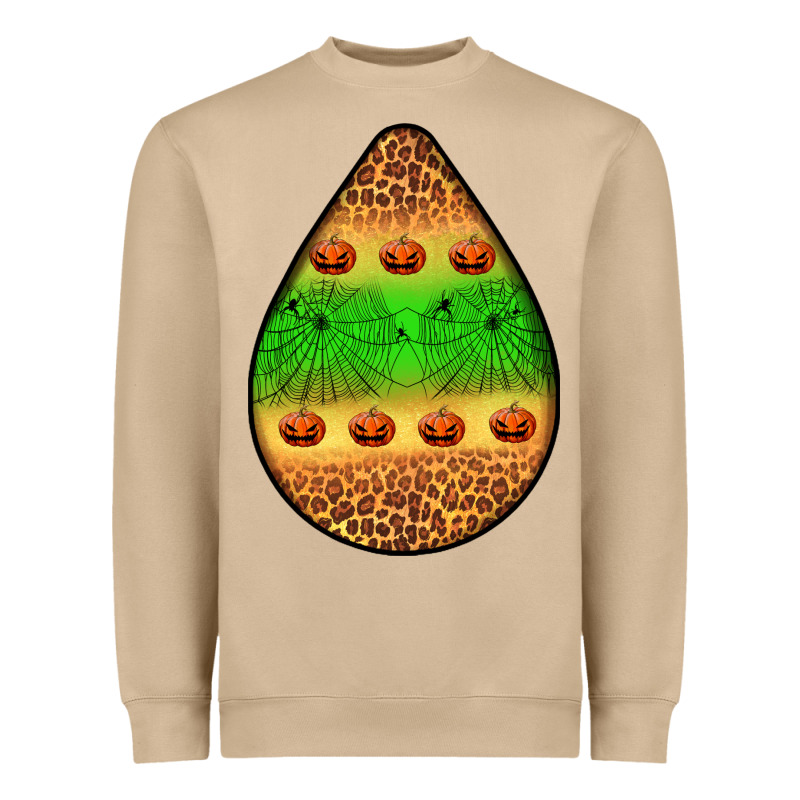 Halloween Pumpkin Teardrop Heavyweight Sweatshirt by BundleAndBundleShop | Teevron