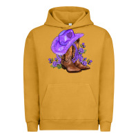 Pigment Peanut Butter purple cowgirl  and roses Urban Hoodie - AdoDesignShop