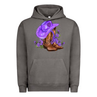 Pigment Tornado purple cowgirl  and roses Urban Hoodie - AdoDesignShop