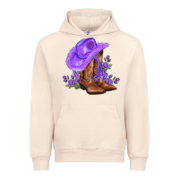 Sandshell purple cowgirl  and roses Urban Hoodie - AdoDesignShop