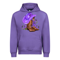 Tulip purple cowgirl  and roses Urban Hoodie - AdoDesignShop