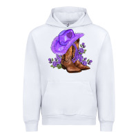 White purple cowgirl  and roses Urban Hoodie - AdoDesignShop