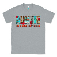 Heather Grey Auntie Like a Mom Only Cooler Classic Tee - texasbilliewilder