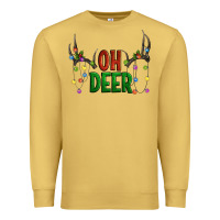 Antique Gold Oh deer christmas Premium Sweatshirt - Artiststas