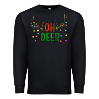 Black Oh deer christmas Premium Sweatshirt - Artiststas