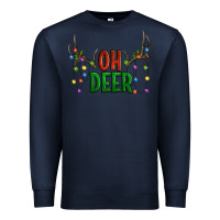 Navy Oh deer christmas Premium Sweatshirt - Artiststas