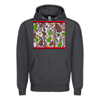 Smoke Christmas Cakes Zipper Hoodie - CowhideDigitalArt