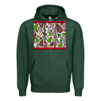Sports Green Christmas Cakes Zipper Hoodie - CowhideDigitalArt
