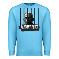 Ocean Blue Arrest Fauci Essential Premium Sweatshirt - minhPixels