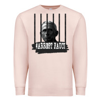 Pale Pink Arrest Fauci Essential Premium Sweatshirt - minhPixels