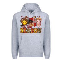 Heather Grey tis the season softball Premium Hoodie - Jasminsmagicworld