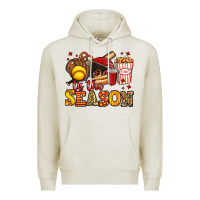 Oatmeal Heather tis the season softball Premium Hoodie - Jasminsmagicworld