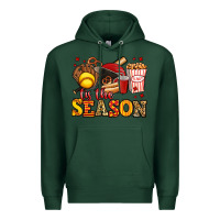 Sports Green tis the season softball Premium Hoodie - Jasminsmagicworld