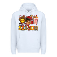 White tis the season softball Premium Hoodie - Jasminsmagicworld