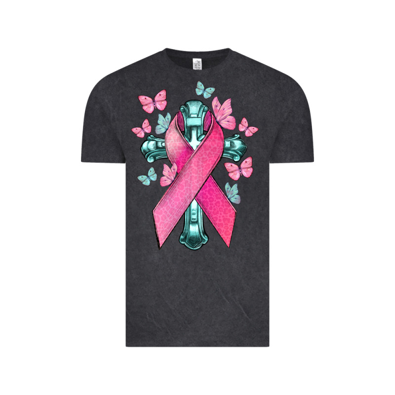 Cancer Cross Cancer Awareness Vintage Tee by HowdyJamesFarm | Teevron