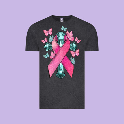 Cancer Cross Cancer Awareness Vintage Tee Designed By Howdyjamesfarm