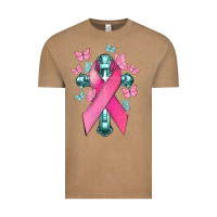 Vintage Coffee Cancer Cross Cancer Awareness Vintage Tee - HowdyJamesFarm