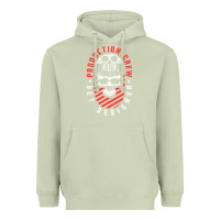 Matcha Production Crew Set Designer Movie Film Halloween Skull Heavyweight Hoodie - minhPixels