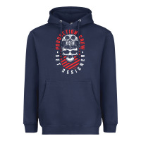 Navy Production Crew Set Designer Movie Film Halloween Skull Heavyweight Hoodie - minhPixels