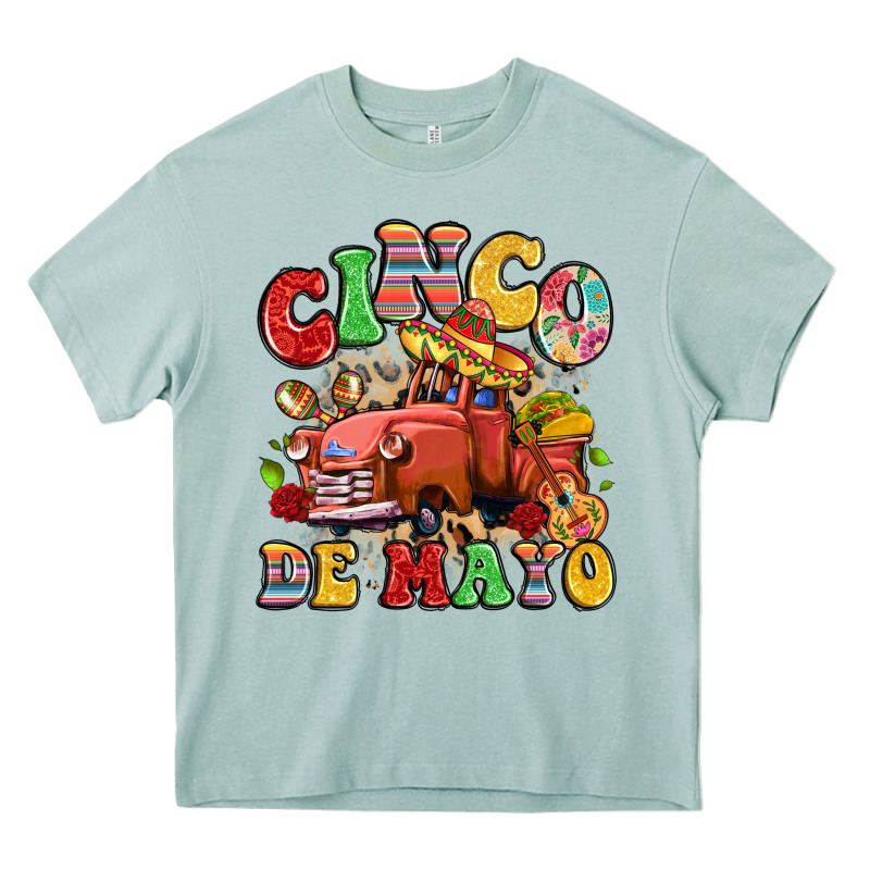 Cinco De Mayo Truck Heavy Core Tee by LillyAllenDesigns | Teevron