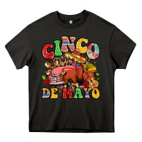 Asphalt cinco de mayo truck Heavy Core Tee - LillyAllenDesigns