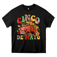 Black cinco de mayo truck Heavy Core Tee - LillyAllenDesigns