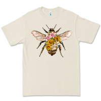 Bone bee with flowers Premium Tee - Artiststas