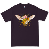 Plum bee with flowers Premium Tee - Artiststas