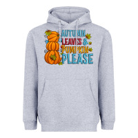 Autumn Leaves And Pumpkin Please Heavyweight Hoodie | Teevron