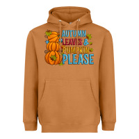 Meerkat Autumn leaves and pumpkin please Heavyweight Hoodie - Artiststas
