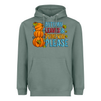 Sage Autumn leaves and pumpkin please Heavyweight Hoodie - Artiststas